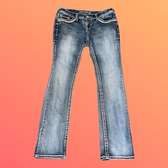 Maurices Low Rise Jeans Size 7/8 Regular 31x30 #5 - Picture 2 of 6